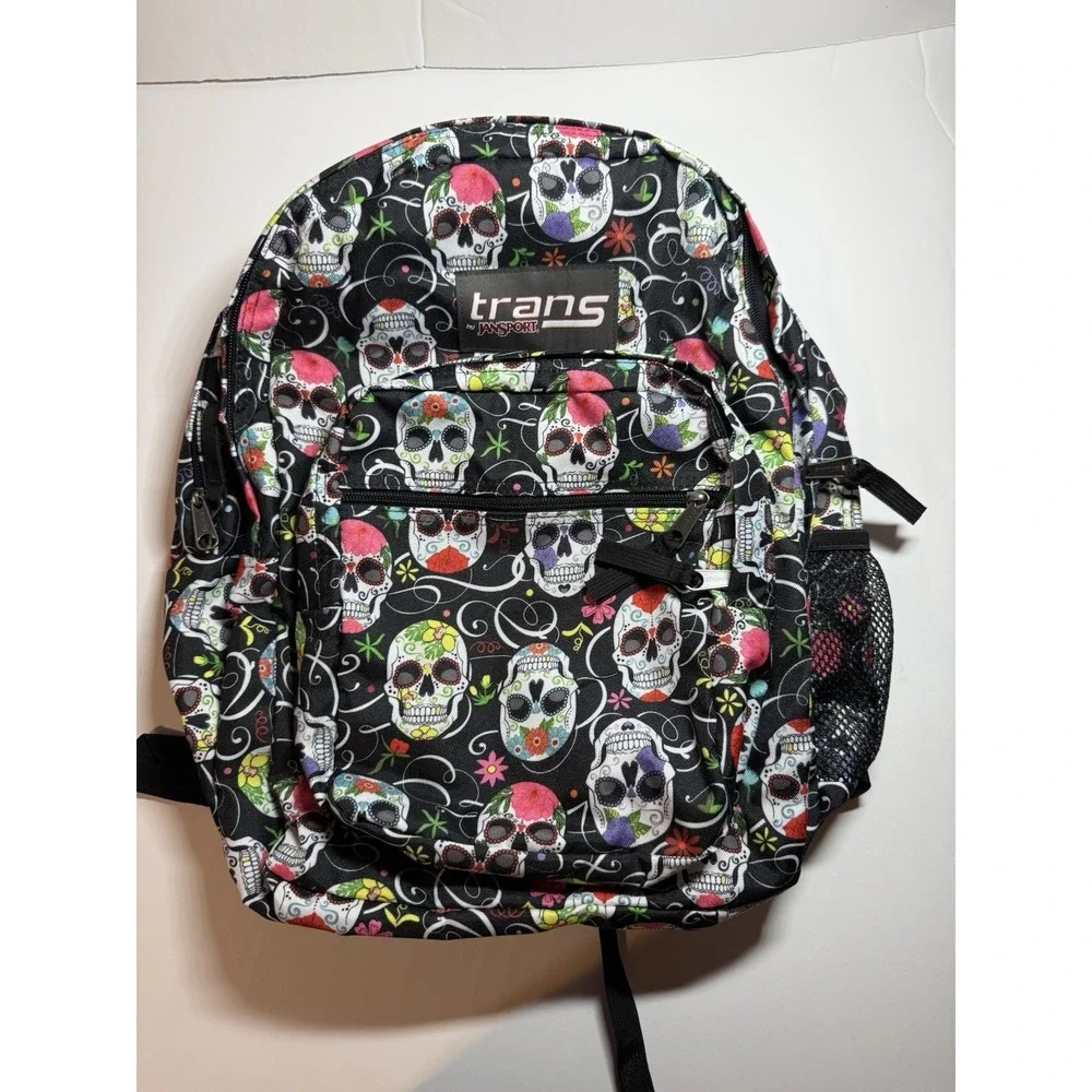 Trans By Jansport Sugar Skull Day Of The Dead Backpack